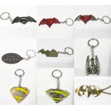 Batman vs Super Man key chain