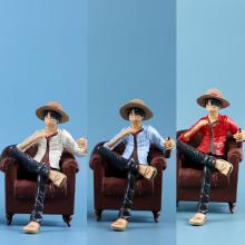 One Piece Luffy siting anime figure