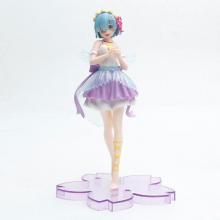Re:Life in a different world from zero angel rem anime figure(OPP bag)