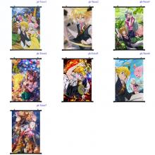 The Seven Deadly Sins anime wall scroll 60*90CM
