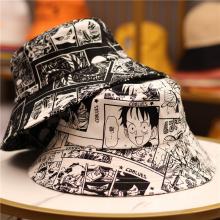 One Piece Doraemon anime bucket hat cap