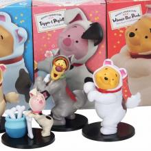 Pooh Bear anime figures set(3pcs a set)