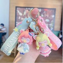 Bubble Princess anime figure doll key chains