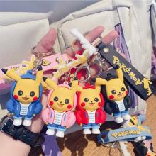 Pikachu anime figure doll key chains