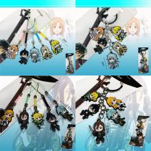 Sword Art Online anime phone straps(5pcs a set)