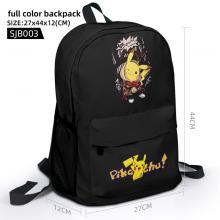 Pokemon anime full color backpack bag
