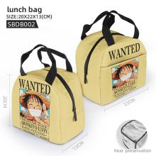 One Piece anime lunch bag