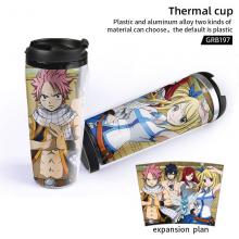 Fairy Tail anime plastic insulated mug cup