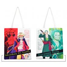 One Piece anime canvas handbag satchel shoulder ba...