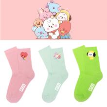 BTS cotton long socks a pair