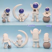 Astronaut spaceman anime figures set
