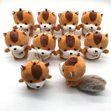 5inches Squirrel plush doll set(10pcs a set)