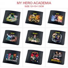 My Hero Academia anime black wallet