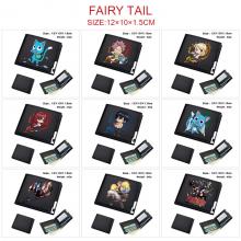 Fairy Tail anime black wallet