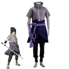 Naruto Sasuke cosplay dress/cloth a set