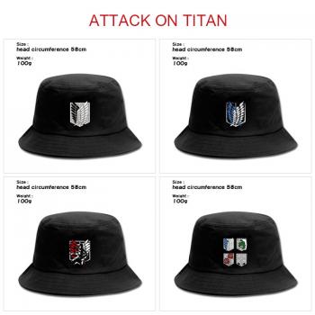 Attack on Titan anime bucket hat cap
