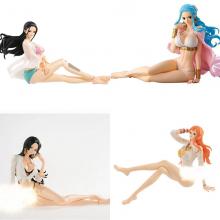 One piece Boa Hancock/Robin/Nami/ViVi anime figure(OPP bag)