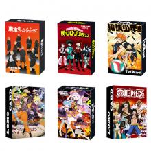 Tokyo Revengers One Piece Naruto Miku anime lomo cards(30pages)