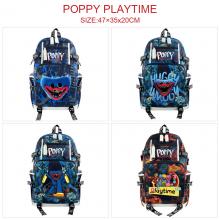 Poppy Playtime game USB camouflage backpack school bag