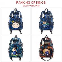 Ranking of Kings anime USB camouflage backpack school bag