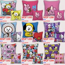 BTS BT21 star two-sided pillow 450*450MM