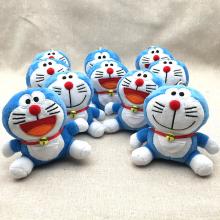 4inches Doraemon anime plush dolls set(10pcs a set...