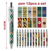 Harry Potter ballpoint pen ball pens(12pcs a set)