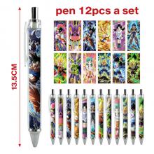 Dragon Ball anime ballpoint pen ball pens(12pcs a set)