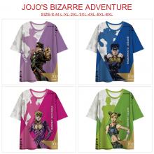 JoJo's Bizarre Adventure anime short sleeve t-shir...