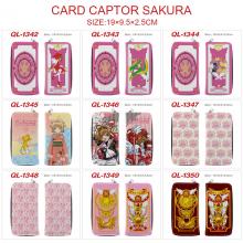 Card Captor Sakura anime long zipper wallet purse