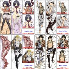 Attack on Titan two-sided long pillow adult body p...