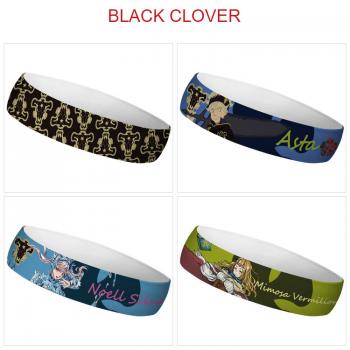 Black Clover sports headbands headwrap sweatband