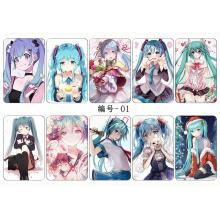 Hatsune Miku anime stickers set(5set)