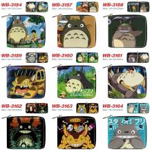 Totoro anime zipper wallet purse