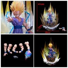Dragon Ball Son Gohan B anime figure(can lighting)