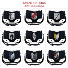 Attack on Titan waterproof nylon satchel shoulder ...