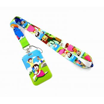 Heidi a Girl of the Alps for keys ID card gym phone straps USB badge holder diy hang rope