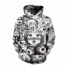 Ahego black and white hoodie