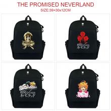 The Promised Neverland anime canvas backpack bag