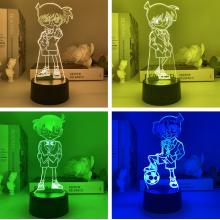 Detective conan anime figure3D 7 Color Lamp Touch Lampe Nightlight+USB