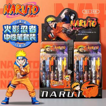 Naruto anime roller pen sign pens(6pcs a set)