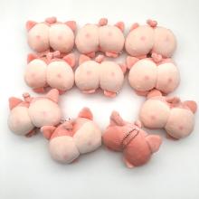 4inches Pig ass anime plush dolls set(10pcs a set)