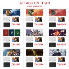 Attack on Titan anime big mouse pad mat 30*80CM