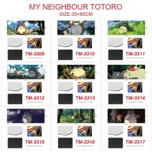 Totoro anime big mouse pad mat 30*80CM