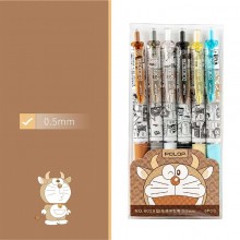 Doraemon anime roller pen sign pens(6pcs a set)