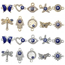 Demon evil butterfly eyes key chain necklace pendant for choose
