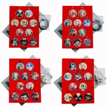 SPY FAMILY anime necklaces/pins(10pcs a set)