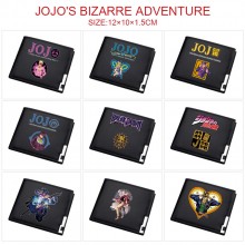 JoJo's Bizarre Adventure anime black wallet
