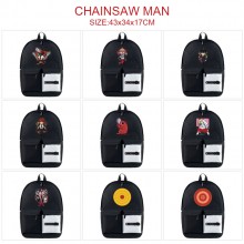Chainsaw Man anime nylon backpack bag