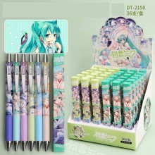Hatsune Miku anime roller pen sign pens(36pcs a set)